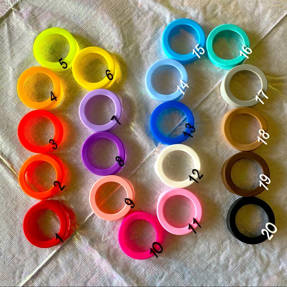 💕🌈🤍 $3 Each Venti Starbucks Cup Bumpers 🤍🌈💕